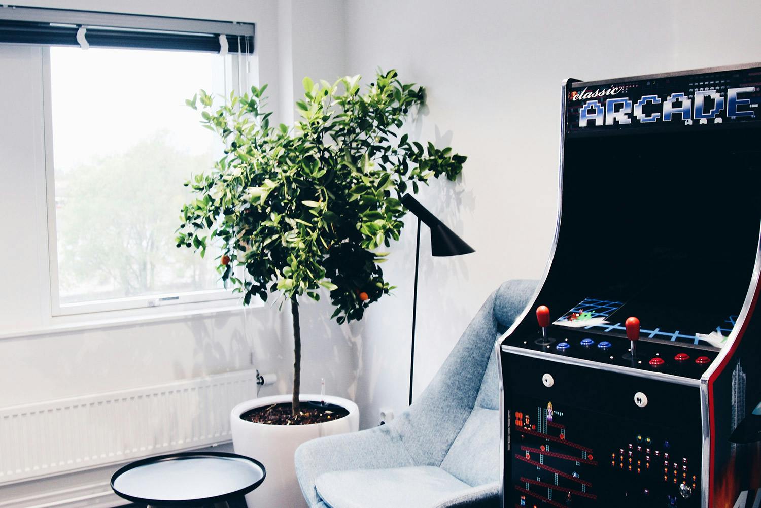 Arcade spel på Consids kontor i Ljungby