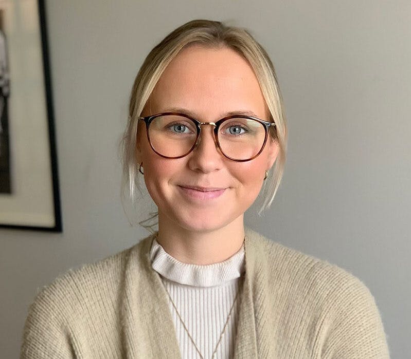 Amanda Rällby, rekryterare på Consid i Uppsala