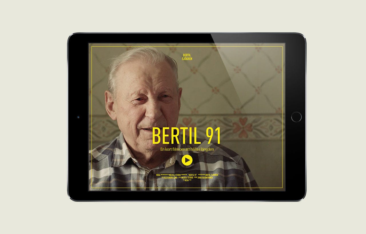 Bertil 91, mockup iPad