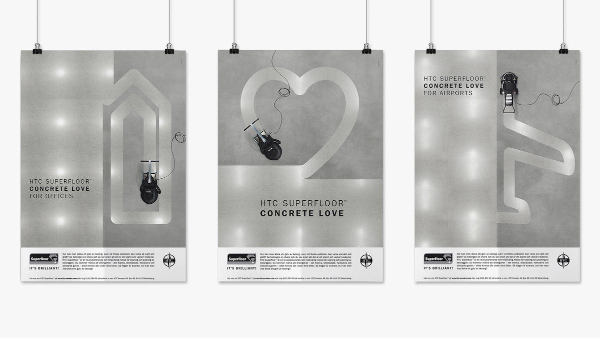 HTC poster, case av Consid Communication