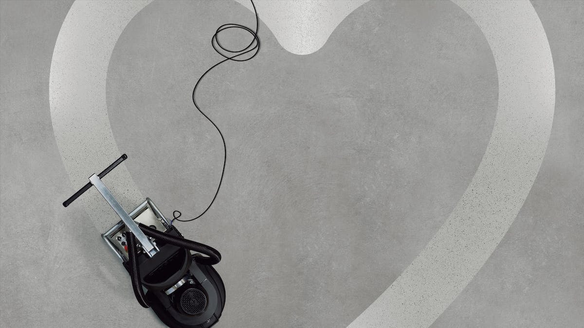HTC floor preparation, hjärta, av Consid Communication