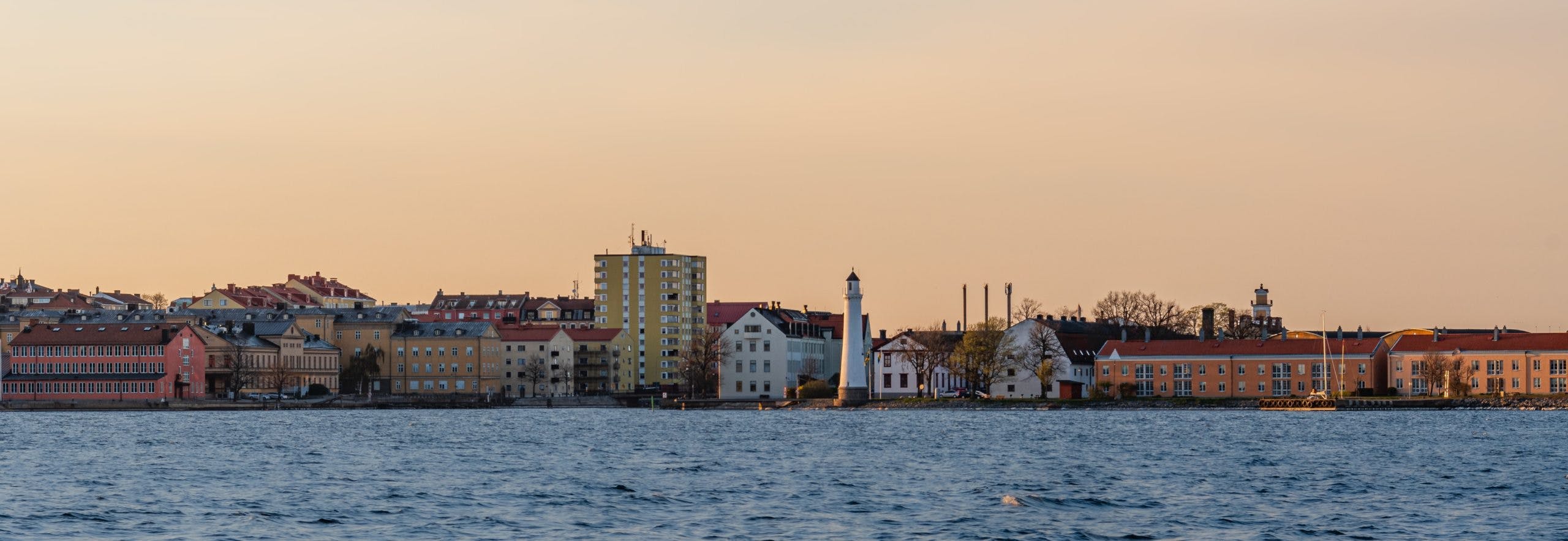 Karlskrona vy vid vattnet