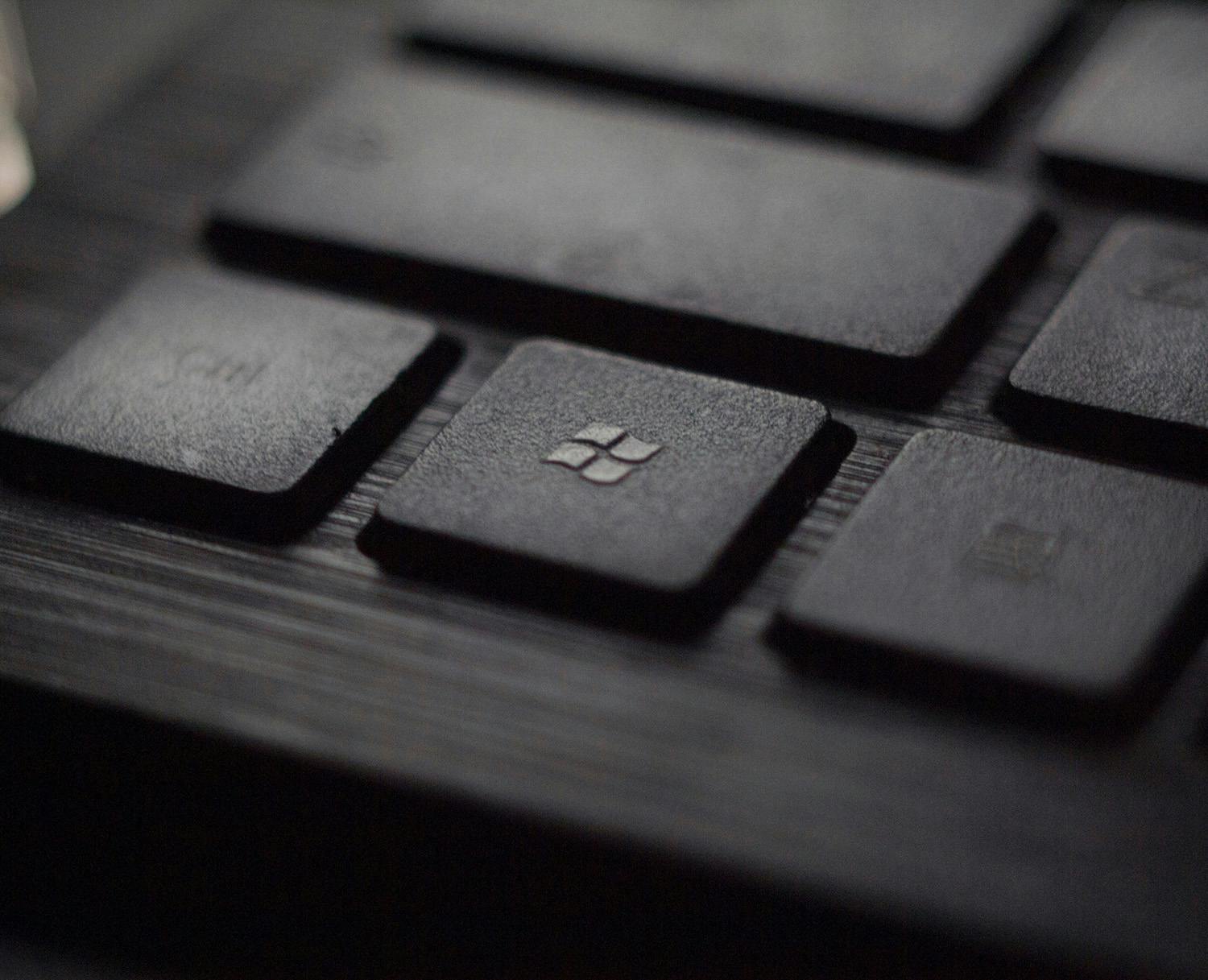 Microsoft tangentbord med Windows-knapp