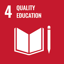 The Global Goals for Sustainable Development. Goal number 4 - Quality education