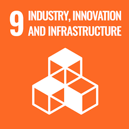 The Global Goals for Sustainable Development. Goal number 9 - Industry, innovation and infrastructure