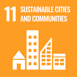 The Global Goals for Sustainable Development. Goal number 11 -Sustainable cities and communities