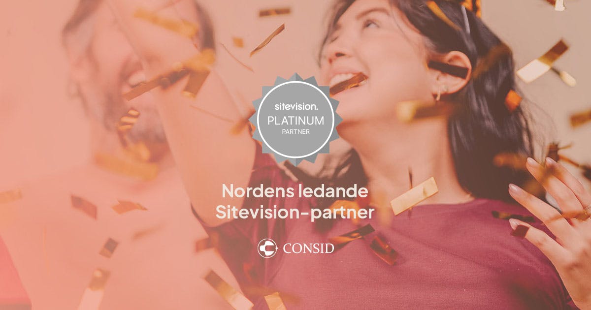 Consid är Nordens ledande Sitevision-partner